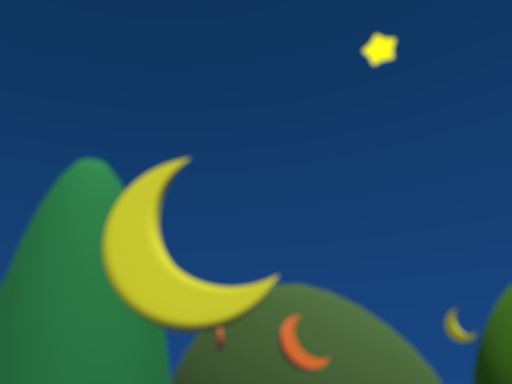 お月さまにすわりたい