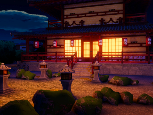 Japan Suburbia （Night） - FriA