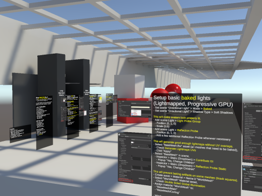 Setup baked lights basics