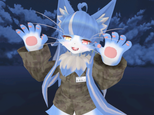 Mediumおまねこ君ペデスタルを置いたワールド-Medium OMANEKO Pedestal