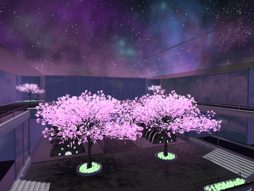 機械仕掛けの夜桜広場（Mechanical night Sakura plaza）