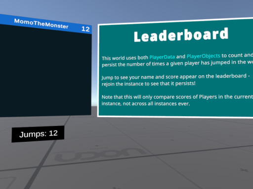 Persistent Leaderboard Example