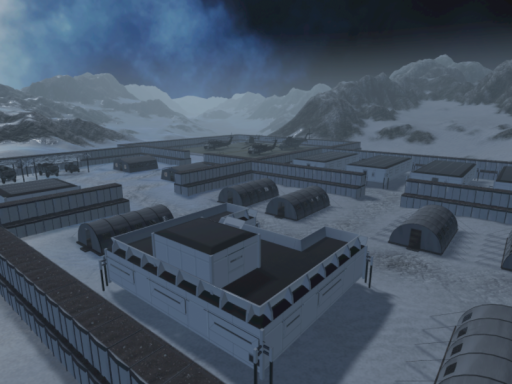 Arctic Mountain Base