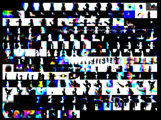 Bad Apple but it's played with a shader