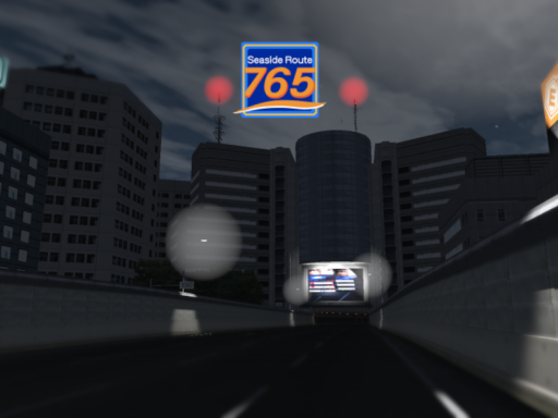 Seaside Route 765 Night