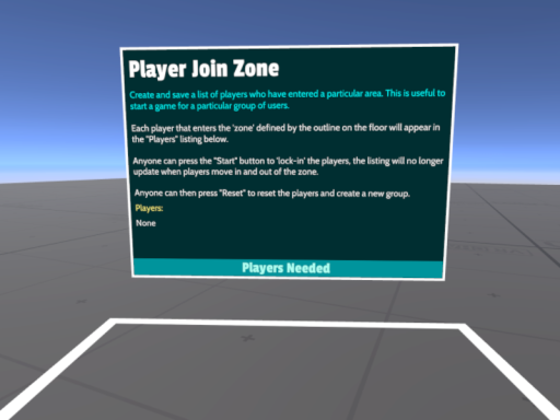 Player Join Zones