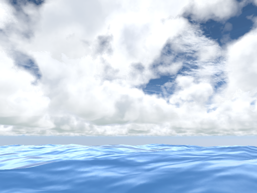 ［WIP］Just Sea‚ Sky and Cloud