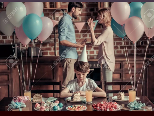 your birthday party while your parents argue in the other room