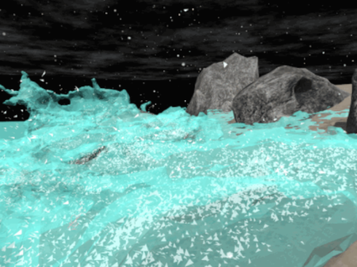 v0․3 Baked water simulation （Proof of concept and 5GB ram needed）