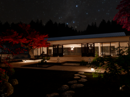 Plum Pavillion Night