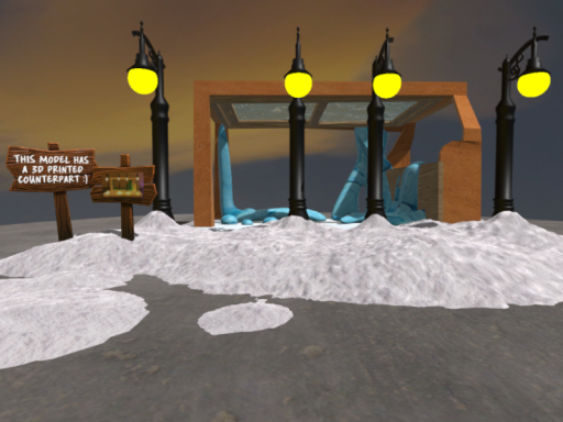 Snow and Ice 3D Print