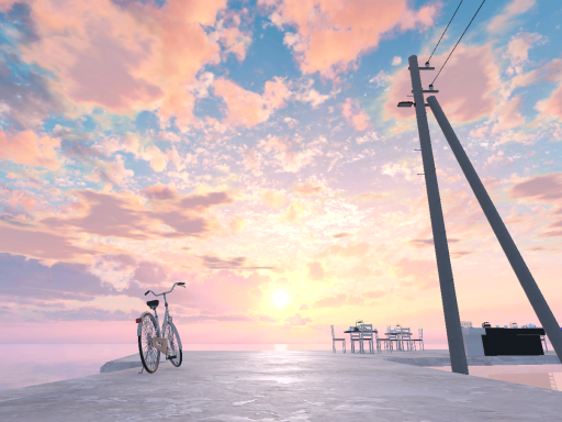 Sunset Undersea Road