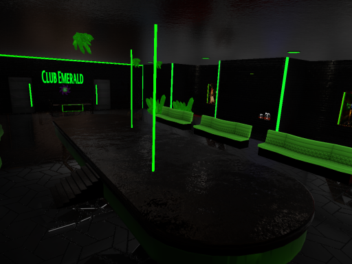 Club Emerald Neon Green