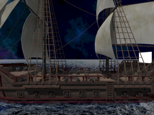 Madman's Pary Pirate Ship