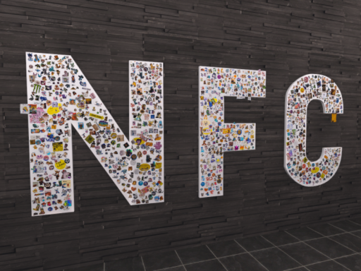 NFC 2025 Sticker Board