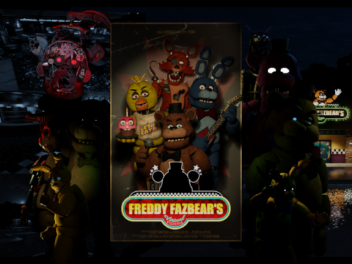 （1 MILLION VISITSǃǃǃ） Freddy Fazbear's Virtual Pizzeria ｜ FNAF MOVIE INSIDE 4․0