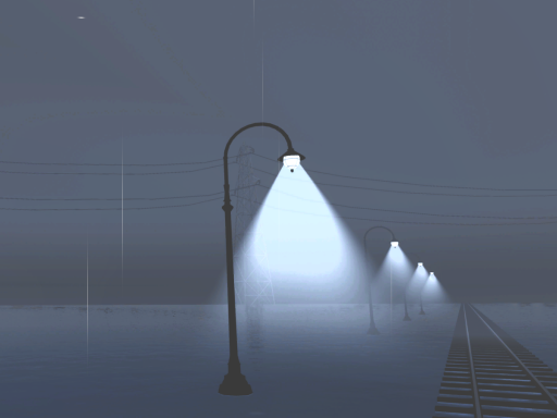 君がいるところにも雨かな？