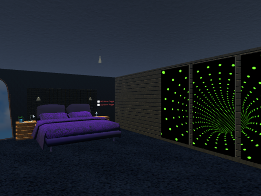 Peaceful space mountains