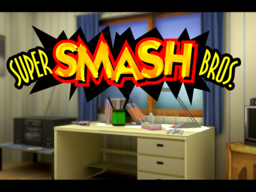 Super Smash Bros․ N64 Bedroom