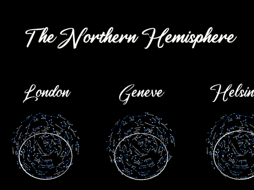 Night Sky Stars Around the World Showcase