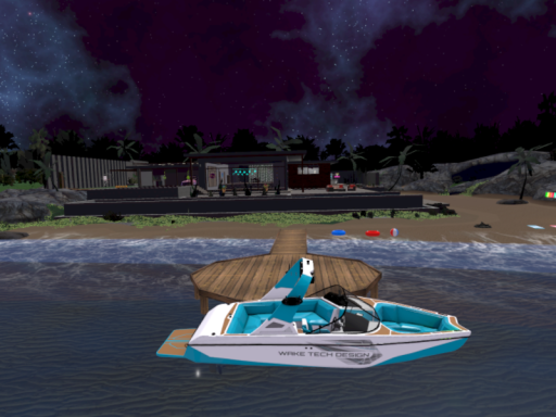 Cozy night beach house