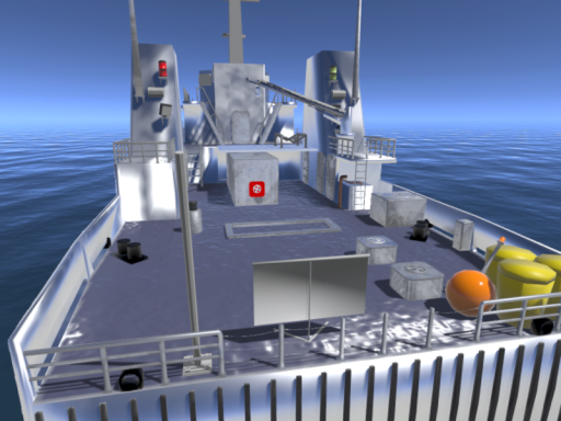 The Sweep Desk Steel Beach