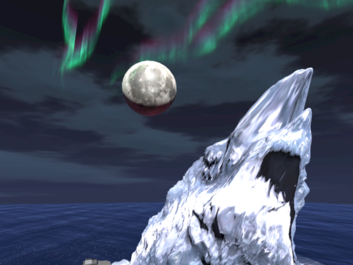 Hideaway on the ice sea