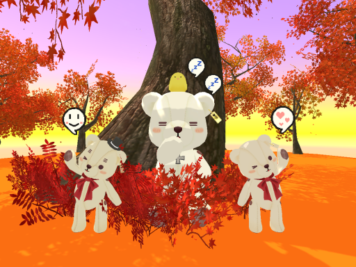 Fall Island （with Kuma）