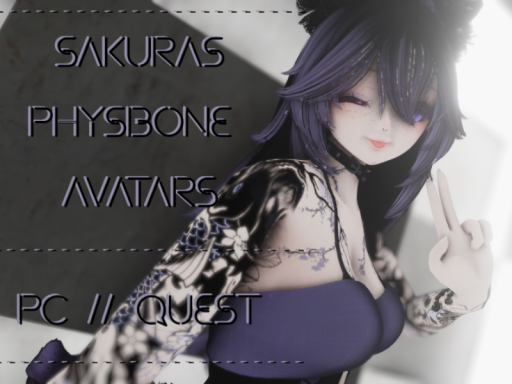 Sakuras Physbone Avatars （ Updated 6⁄12⁄2025 ）