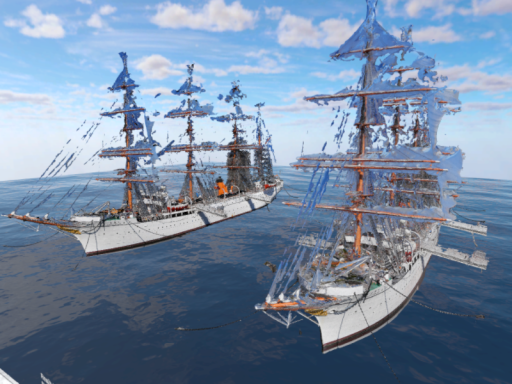 3DScan 日本丸（改修工事中）