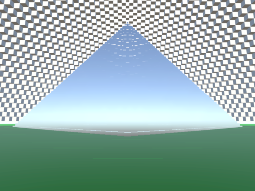 Abstract Pyramid interior and exterior