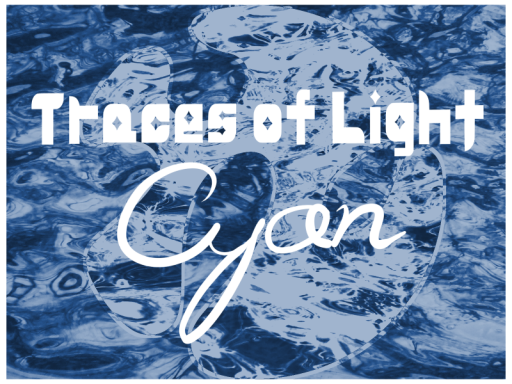 Traces of Light - Cyan -