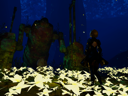 NieR˸ Automata Forest Night