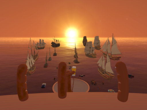 Bratwurst Party Sunset