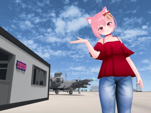 海と大地と飛行機雲