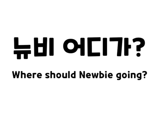 뉴비 어디가? （Where should Newbie going?）