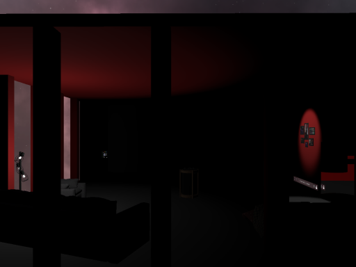 Alex's room with player