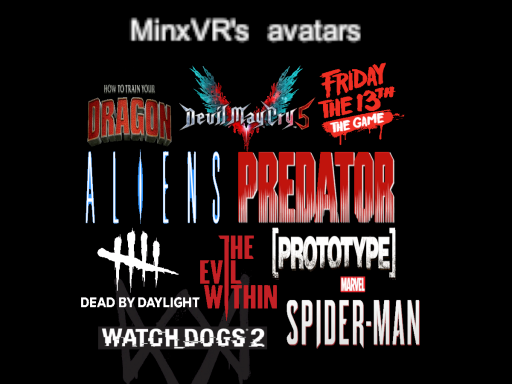 -Minxvr-'s Video game Avatarsǃ （update 5 ⁄ 24 ⁄ 25）
