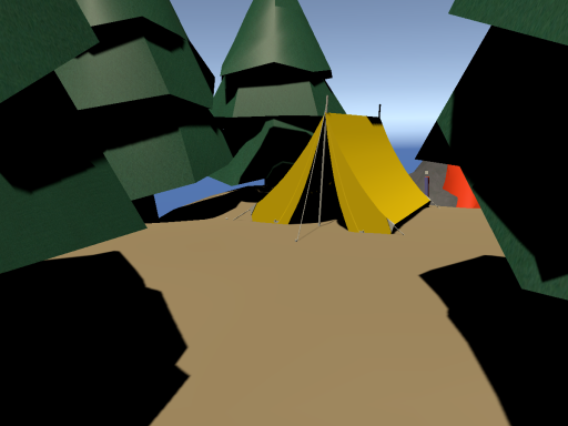 Low Poly Bowl Camp