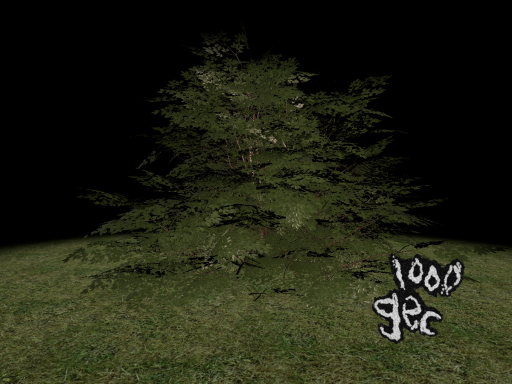 What if we kissed at the 1000 gecs tree？