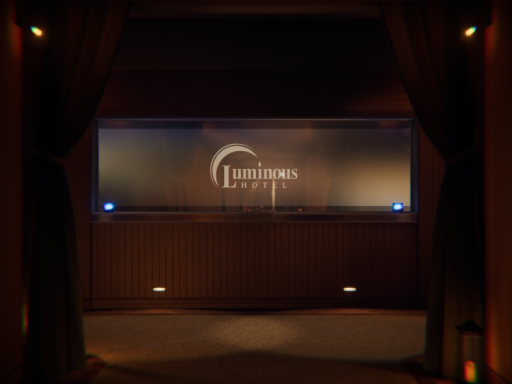 ホテルのエントランス