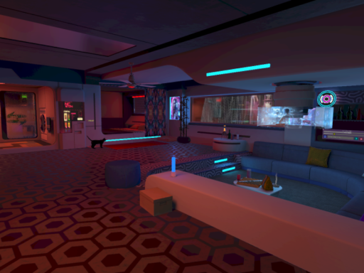 V's Rainy Cyberpunk Apartment