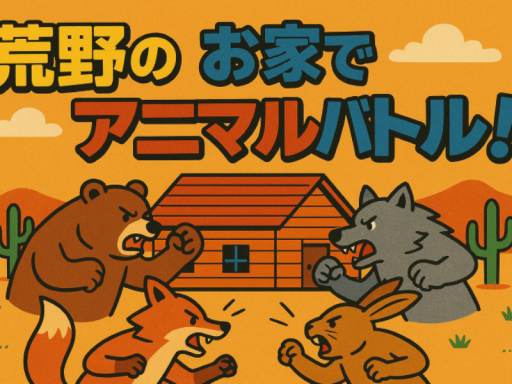 荒野のお家でアニマルバトル！