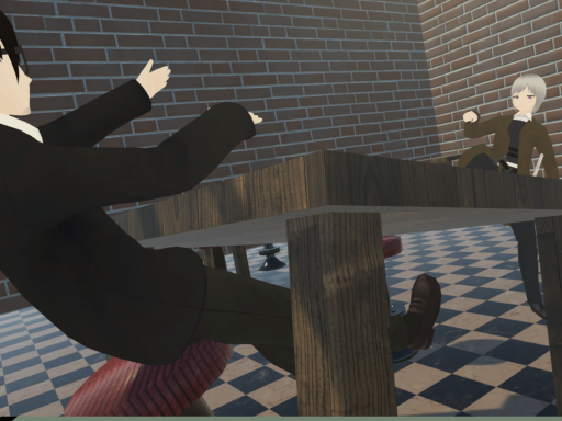 バーでの戦闘風撮影用ワールド