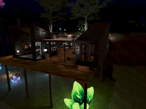 Otters Haven Home Night