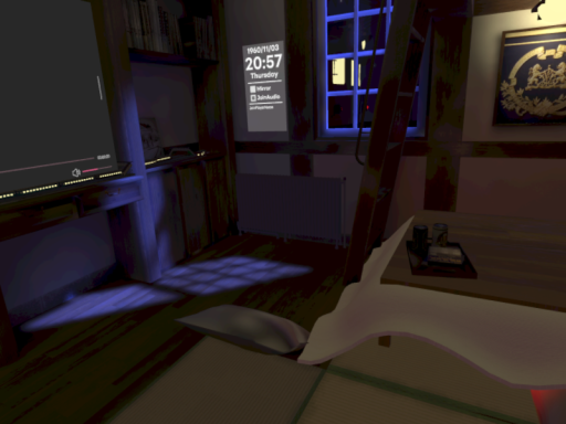 駅長だったじいちゃんの部屋。今は僕の部屋。