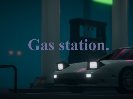 Liminal Gas station