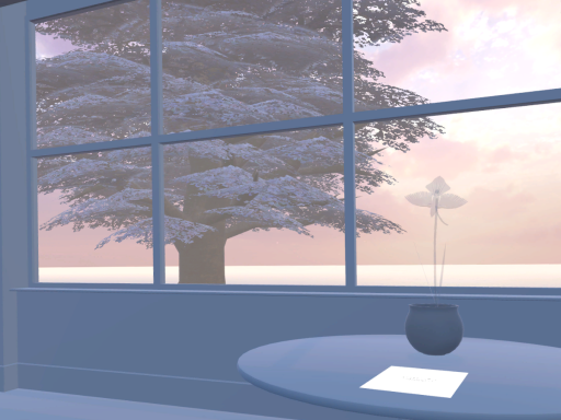 A white egret orchid