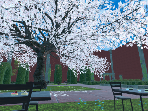 Red Brick Garden -Spring-