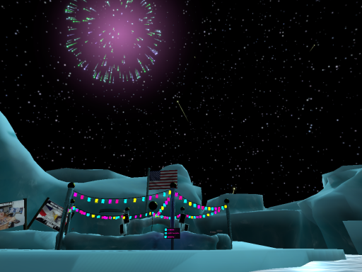 Club Penguin 4th of july update